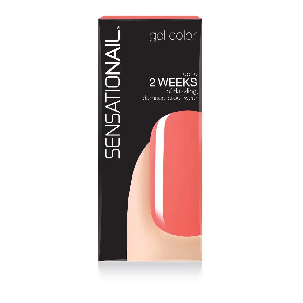 Sensationail Gel Nail Polish (Red), Coral Sunset, 0.25 fl oz | Walmart (US)