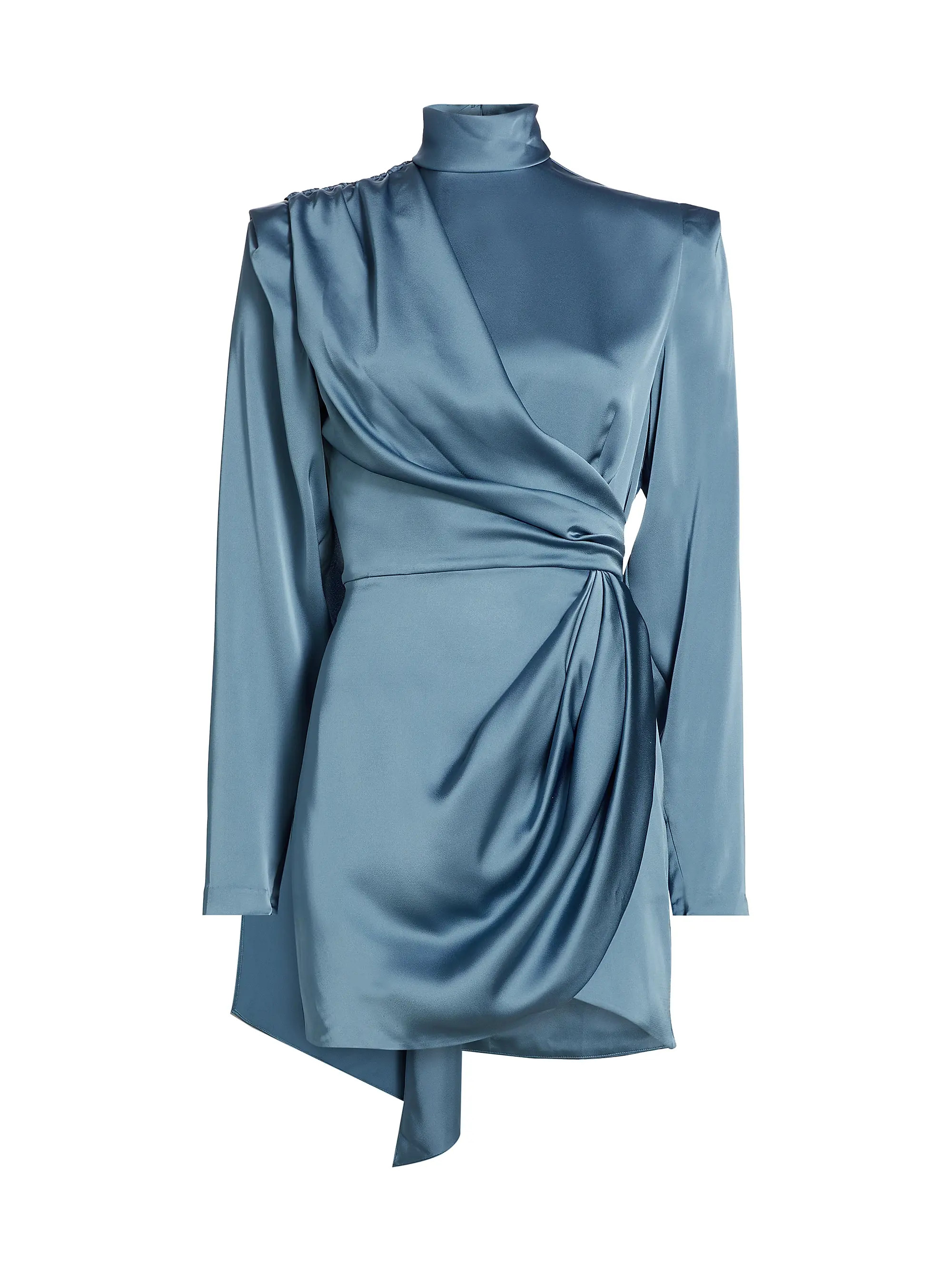 Ronny KoboBianca Satin Ruched Minidress | Saks Fifth Avenue
