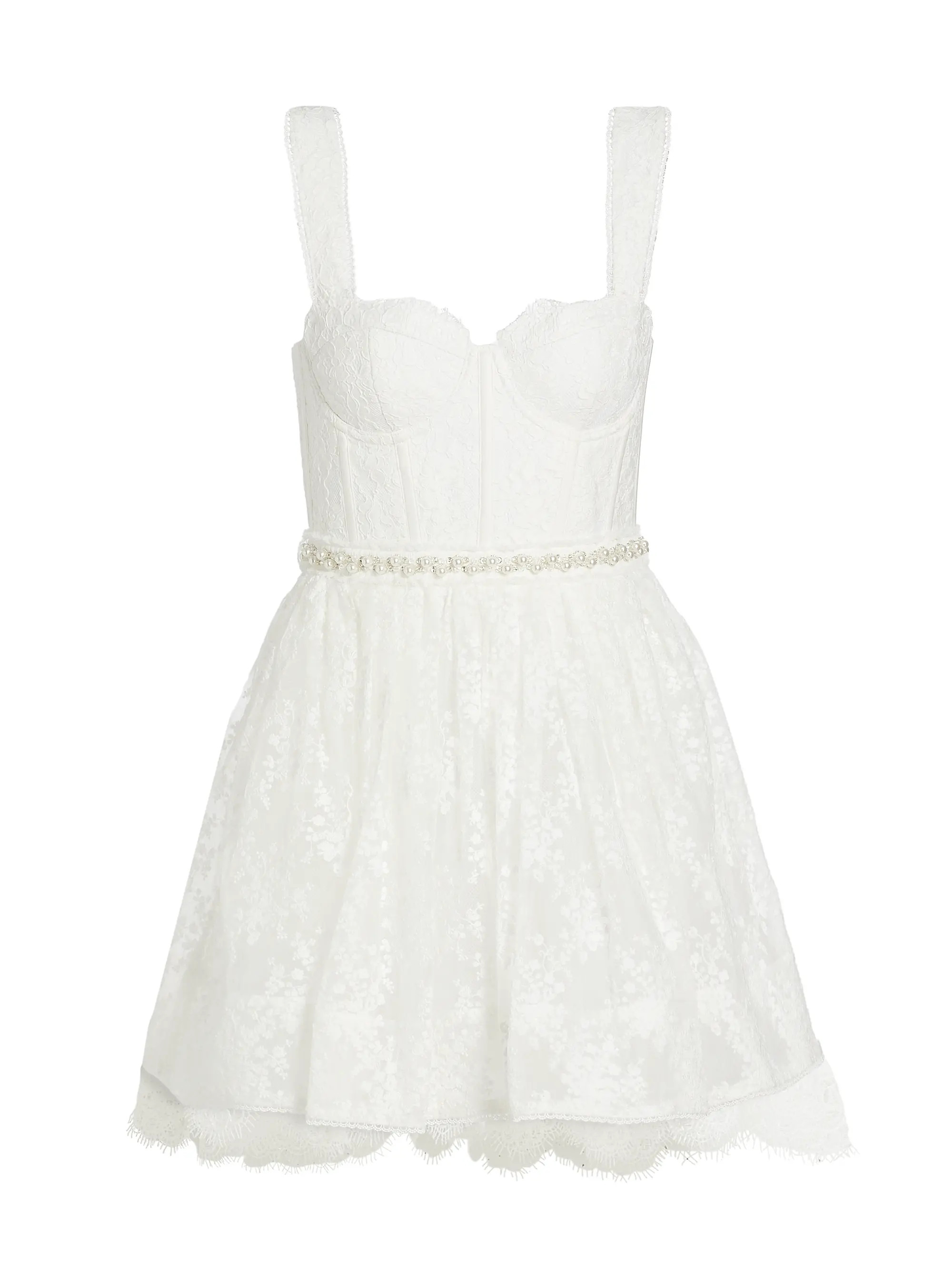 Alice + OliviaHope Embellished Organza Minidress | Saks Fifth Avenue