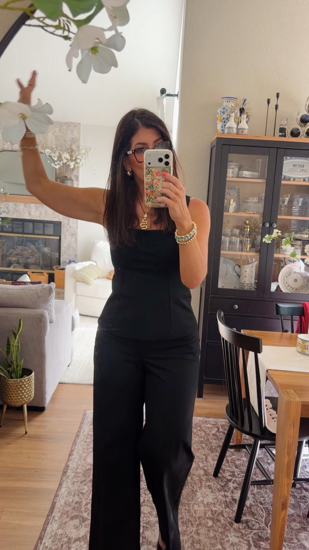 Work outfit if the day
In a medium vest top 
29 curvy long wide leg pants

#LTKMidsize #LTKTall #LTKWorkwear