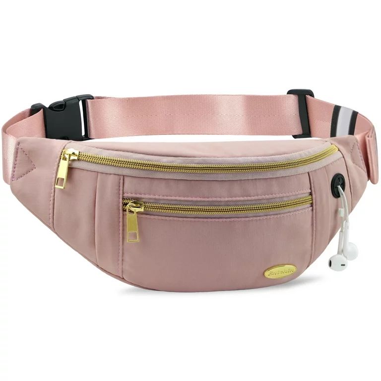 Entchin Fanny Pack for Women Waist Pack Crossbody Bum Bags for Hiking Traveling Cycling | Walmart (US)