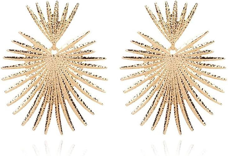 TIANHONGYAN Bohemian Heart Dangle Earrings Studs Gold Star Statement Earrings Flower Geometric Ex... | Amazon (US)