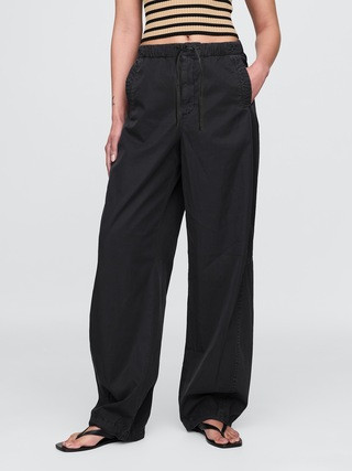 Mid Rise Barrel Parachute Pants | Gap (US)