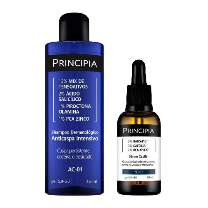 Kit Principia (2 Produtos) Shampoo Anticaspa 250Ml + Sérum Capilar 50Ml | DrogaRaia (BR)