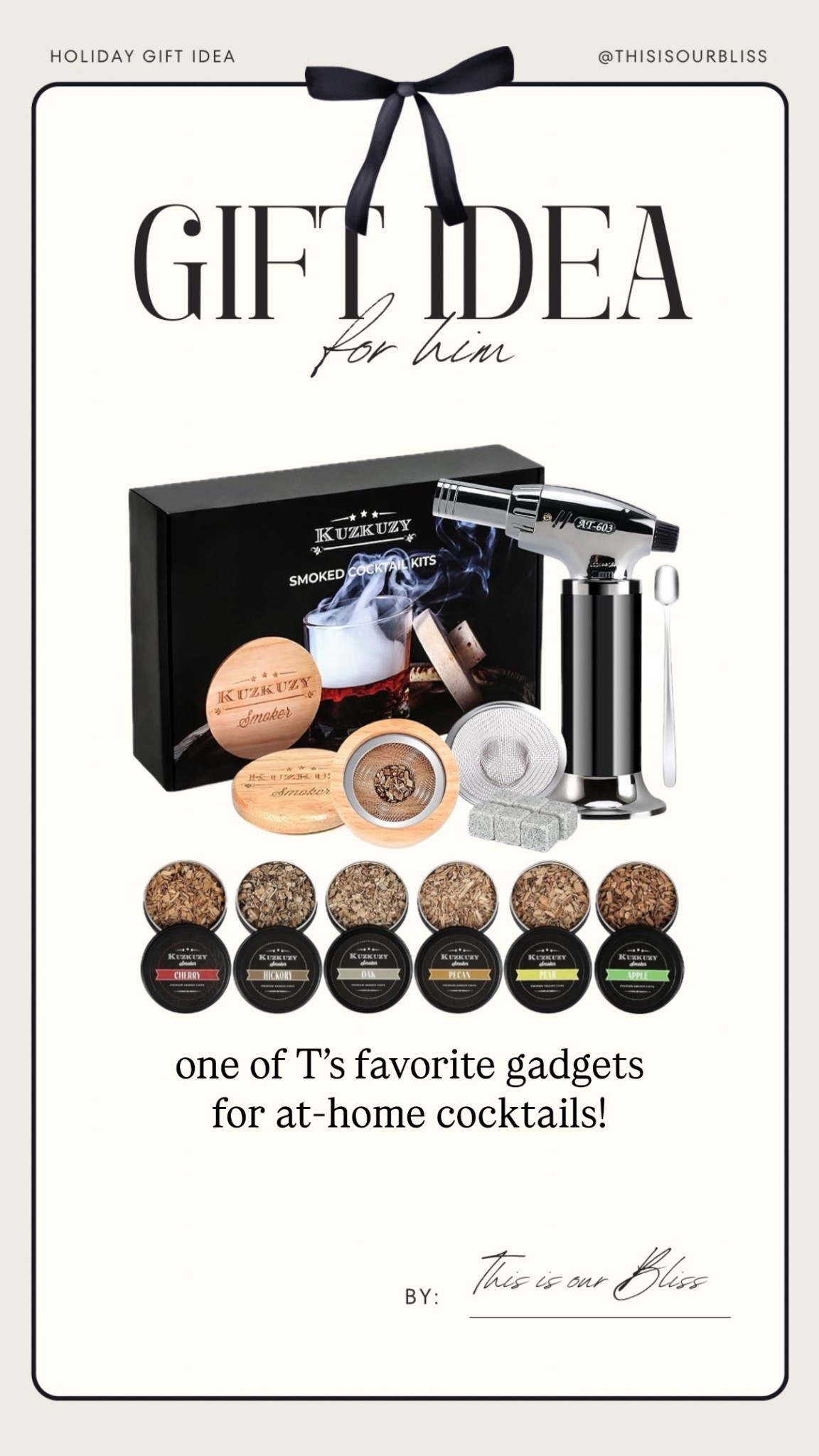 Gift idea for him! 🎁✨

Add this whiskey smoker to your cart for 43% off right now! 🥃

It comes out to only $25! Makes a great gift for any guy on your list!! ✨🎁🔗💫

#LTKHome #LTKMens #LTKGiftGuide