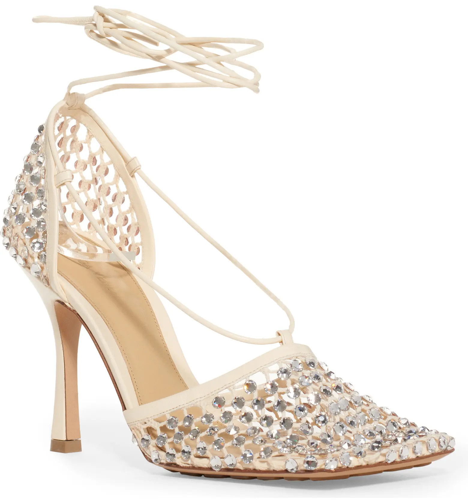 Crystal Embellished Stretch Sandal | Nordstrom Canada