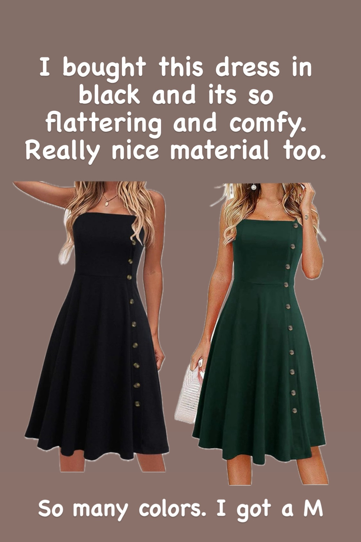 Love this easy comfy dress. Its so flattering. I bought a M. 

#LTKOver40 #LTKFindsUnder50 #LTKStyleTip