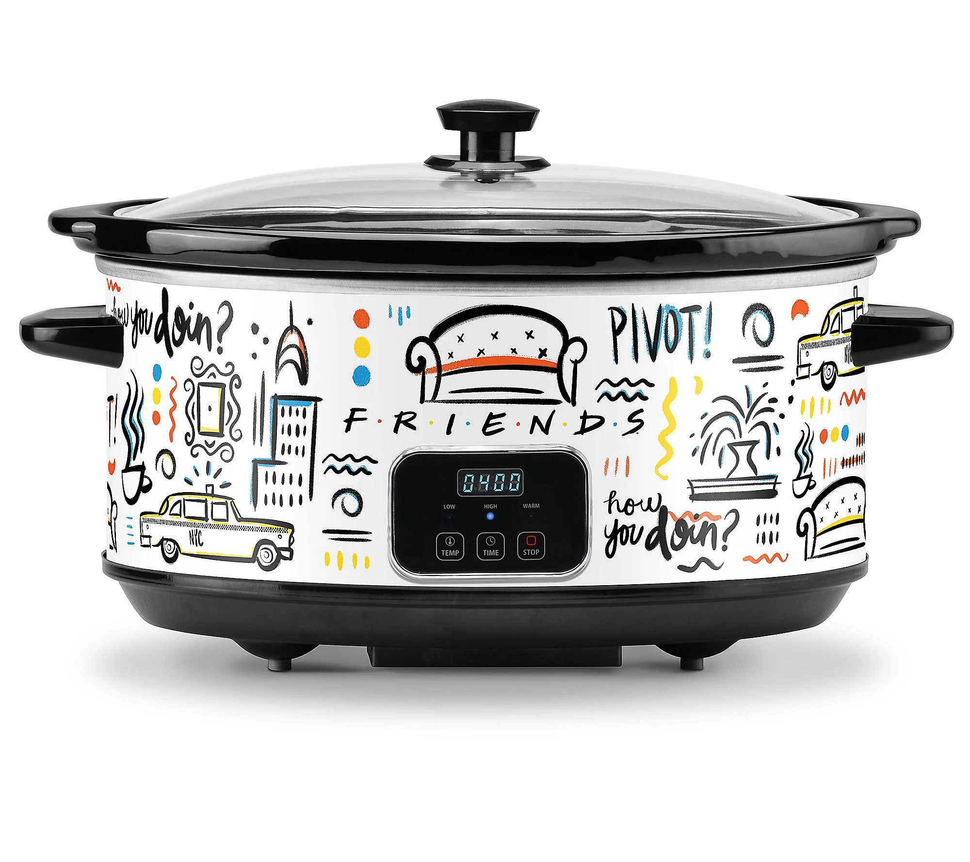 Friends 7-Quart Digital Slow Cooker | QVC