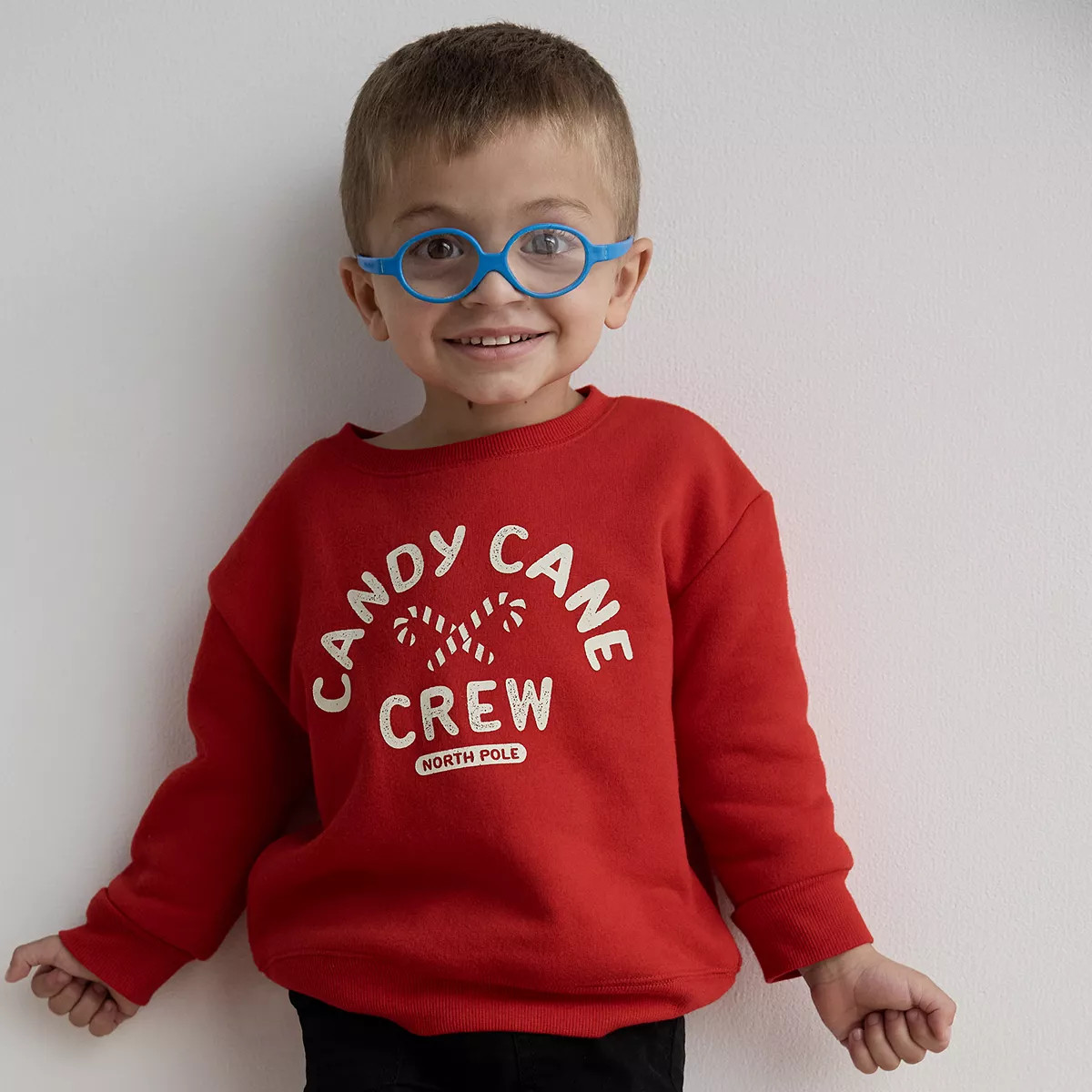Baby & Toddler Boy Jumping Beans® Candy Cane Crew Graphic Sweatshirt | Kohl's