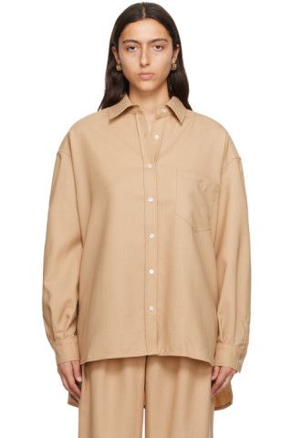 Tan Georgia Shirt | SSENSE