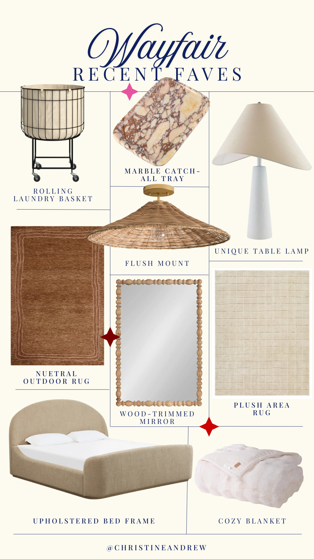 Recent faves from Wayfair! Never knew a laundry basket could be so chic lol... and that blanket is seriously SO soft! 

 #LTKdayinmylife #LTKSeasonal #LTKHome