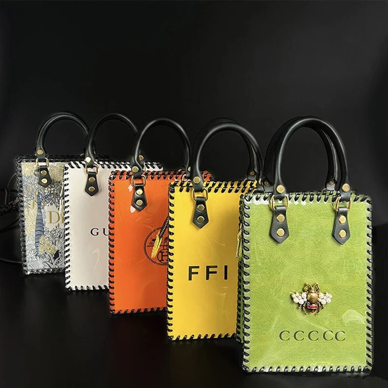 DIY Handbag Kit - Create Your Own Designer-Inspired Collection with Clear Totes, PVC Plastic Cove... | Etsy (US)