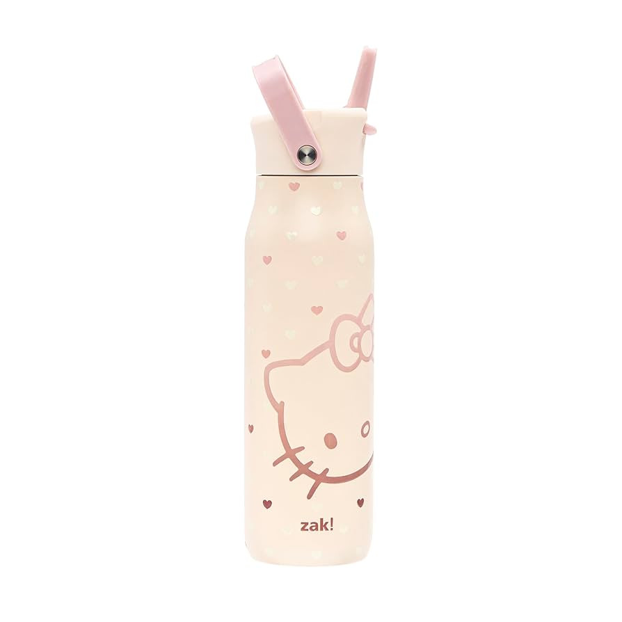 Zak Designs Sanrio Hello Kitty Harmony Water Bottle for Travel or At Home, 32oz Stainless Steel i... | Amazon (US)