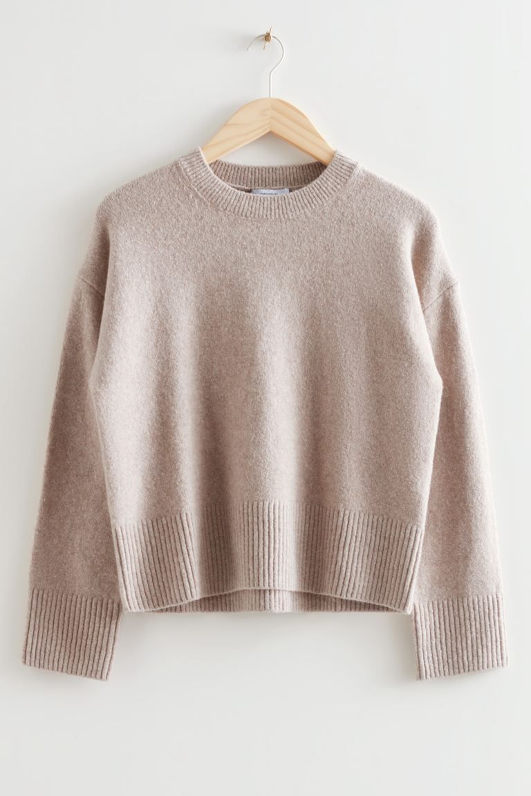Relaxed Knit Jumper - Mole - Ladies | H&M GB | H&M (UK, MY, IN, SG, PH, TW, HK)