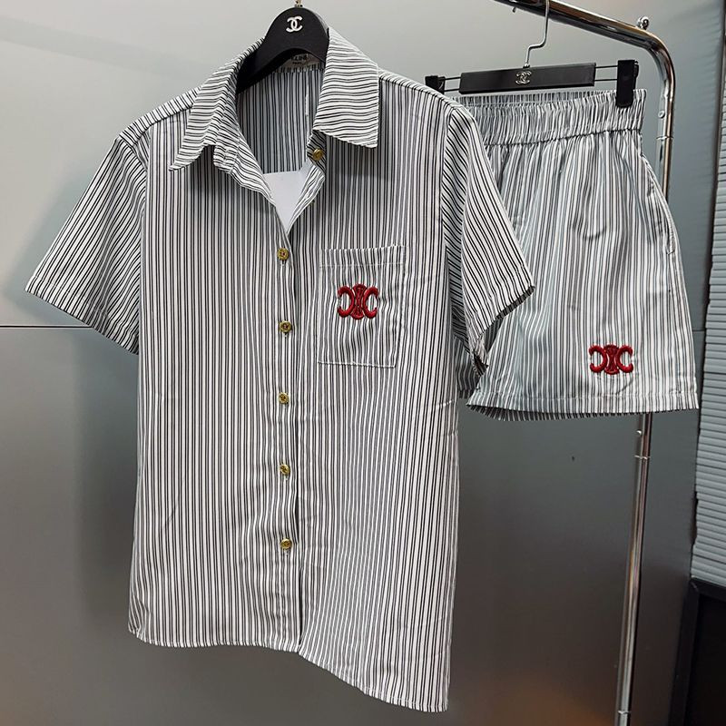 Miu Miu Ce Line Dupe New Fashion Clothing Designer Two Piece Sets Outdoor Clothes For Women Long ... | DHGate