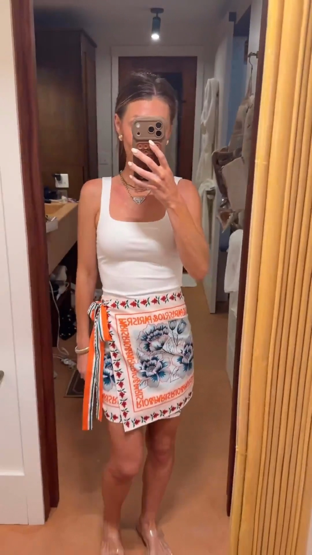 Talk about the perfect beach skirt!! Love this wrap skirt for a vacation outfit! True to size  




#LTKTravel #LTKSwim #LTKootd