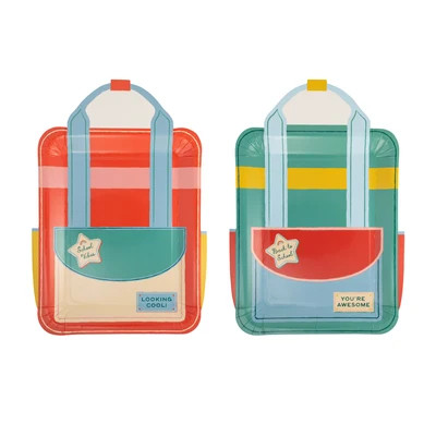 Backpack Shaped Plate Set | My Mind's Eye
