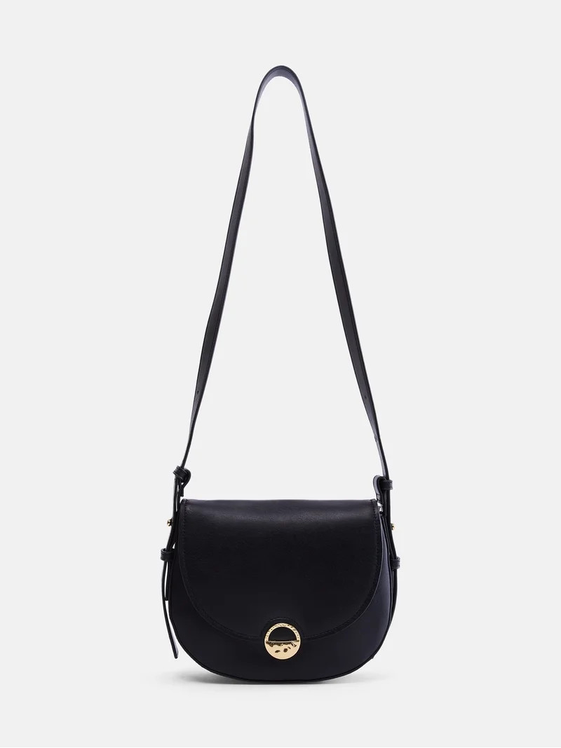 Scenario Women's Crossbody Handbag, Black | Walmart (US)