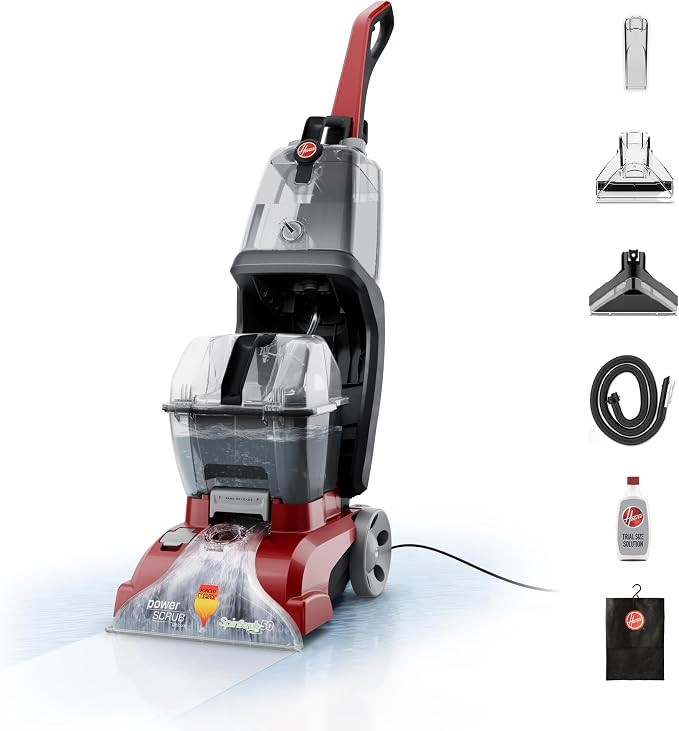 Hoover PowerScrub Deluxe Carpet Cleaner Machine, Deep Cleaning Carpet Shampooer Machine, SpinScru... | Amazon (US)
