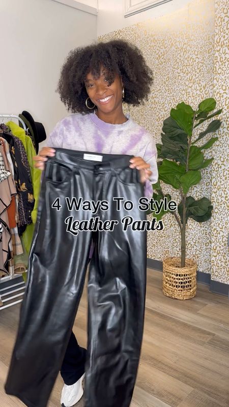 4 ways to style black leather pants 

#LTKSeasonal #LTKVideo #LTKstyletip