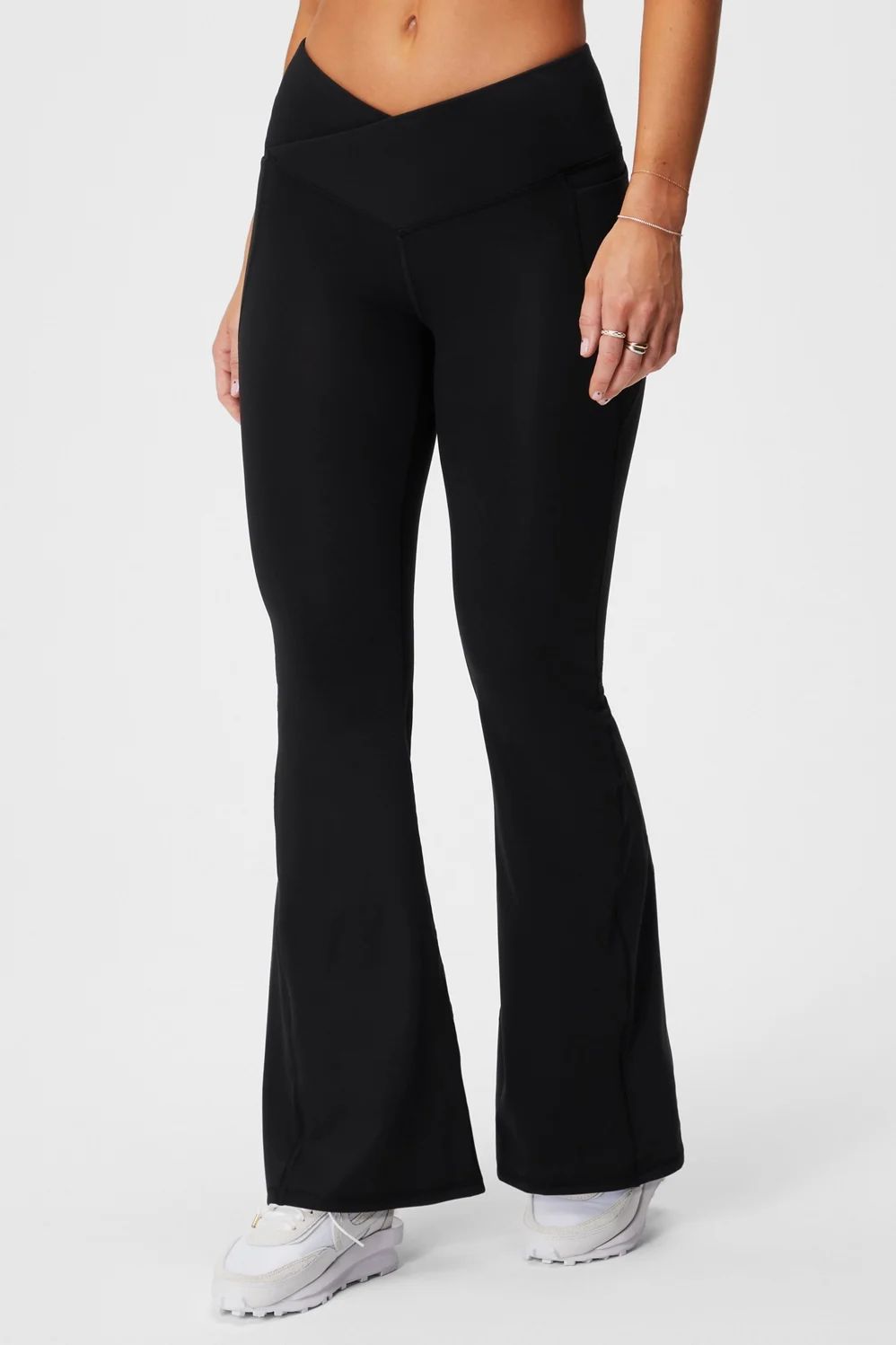 High-Waisted Crossover Flare | Fabletics - North America