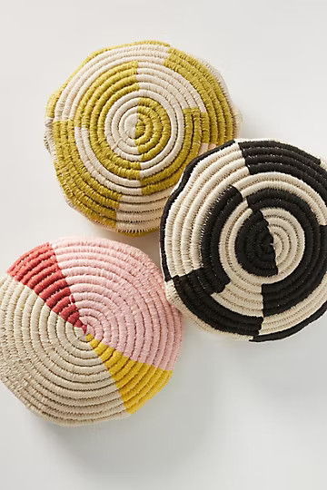 Handwoven Spiral Pillow | Anthropologie (US)