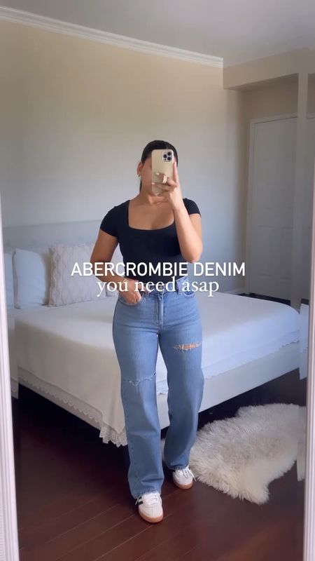 Abercrombie denim on sale 15% off + extra 15% off w code AFMOULDS 

Outfit 1
Bodysuit: small
Jeans: 2 short 
Sneakers: 5.5 women 

Outfit 2
Cami: xs
Jeans: 2 short

Outfit 3
Tee: small
Jeans: 2 short 

Outfit 4
Bodysuit: small
Jeans: 2 short 

Abercrombie jeans • Abercrombie denim • curve love • petite friendly jeans • Abercrombie sale • straight leg jeans • skinny jeans • adidas handball spezial • realistic outfit idea • casual outfit 

#LTKstyletip #LTKSeasonal #LTKsalealert