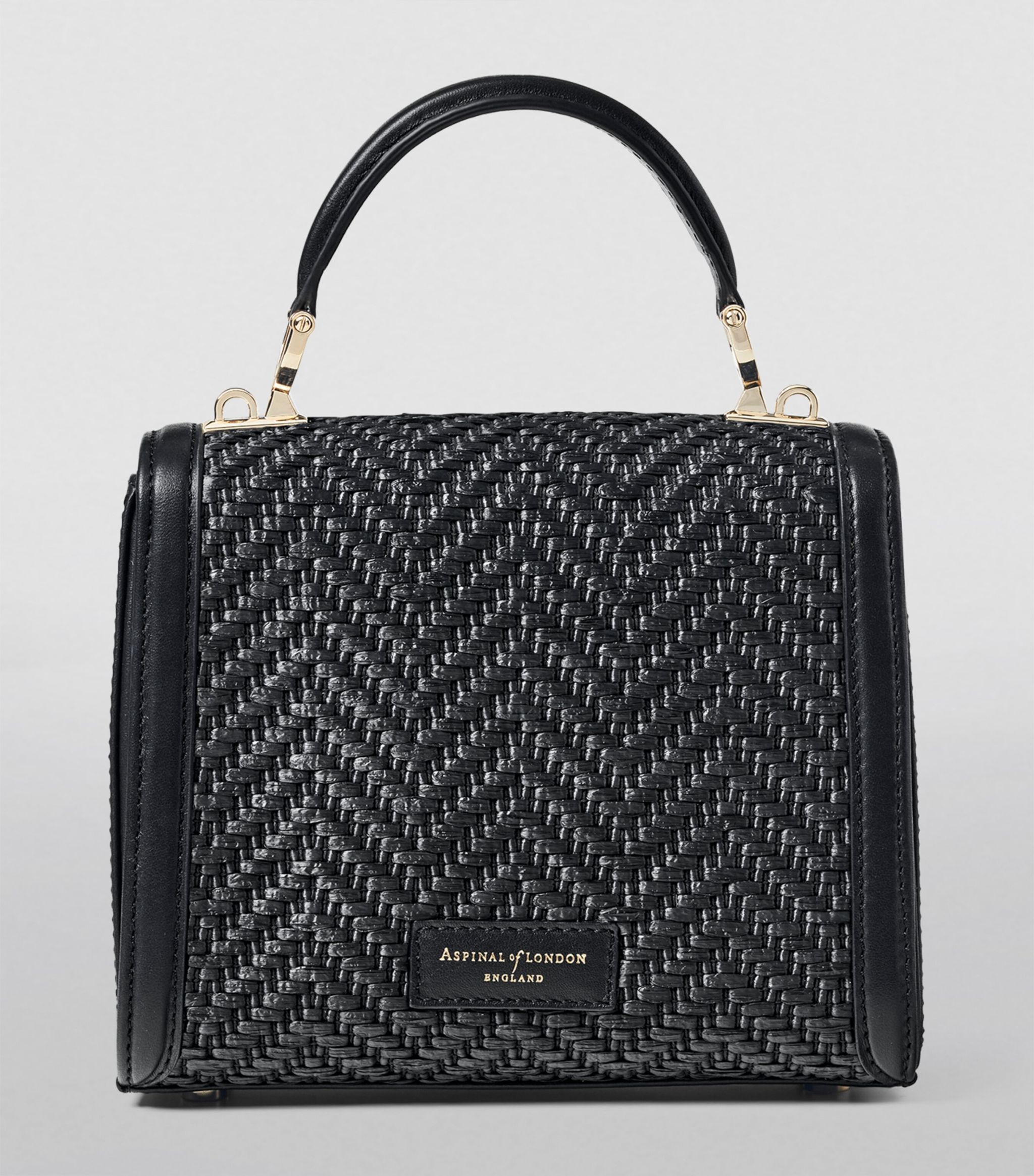 Raffia Midi Mayfair Top-Handle Bag | Harrods