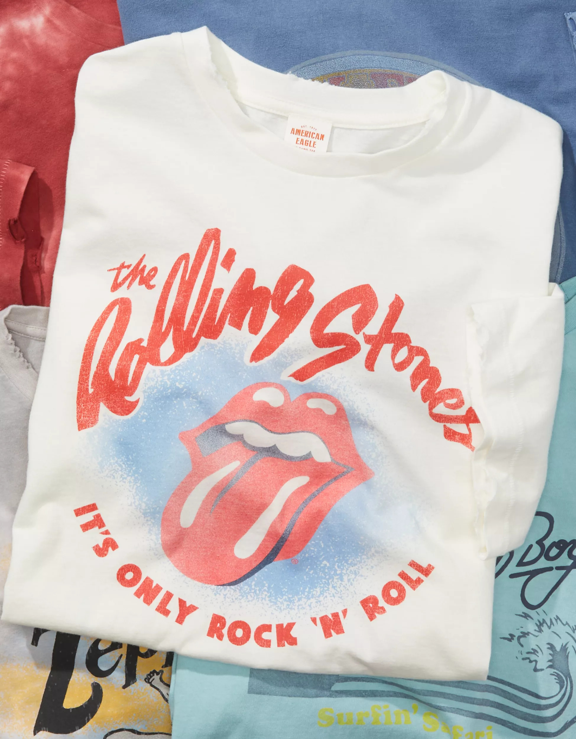 AE Super Soft Rolling Stones T-Shirt | American Eagle Outfitters (US & CA)