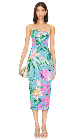 x REVOLVE Ocean Midi Dress in Turquoise | Revolve Clothing (Global)