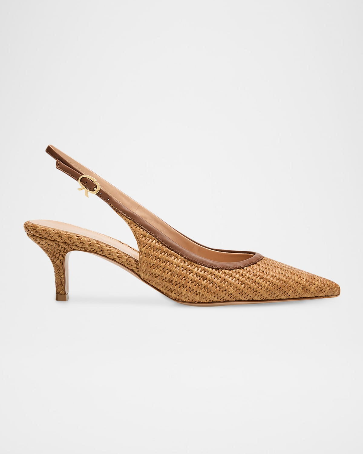 Marbella Raffia Slingback Pumps | Neiman Marcus