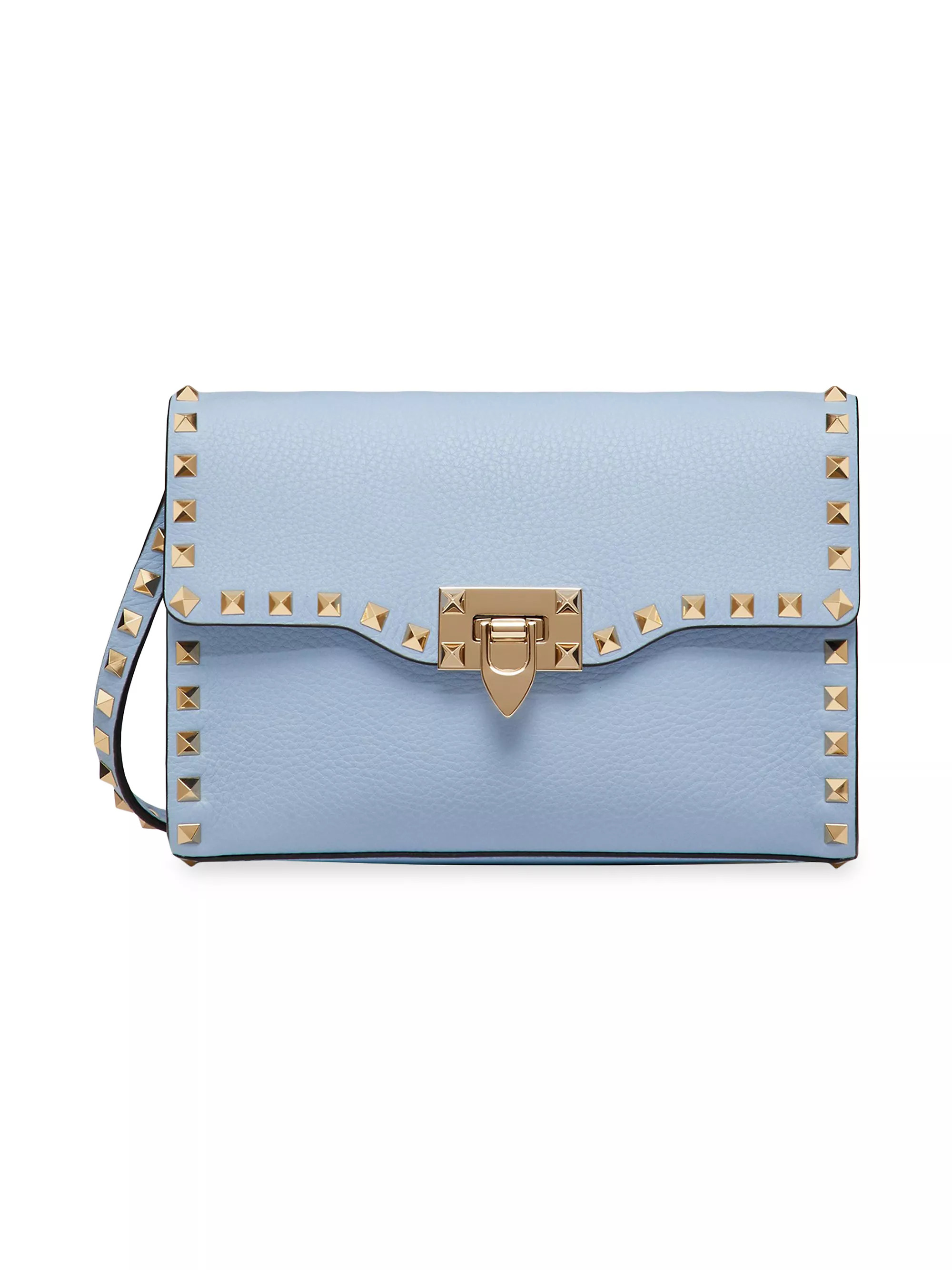 Small Rockstud Grainy Calfskin Crossbody Bag | Saks Fifth Avenue