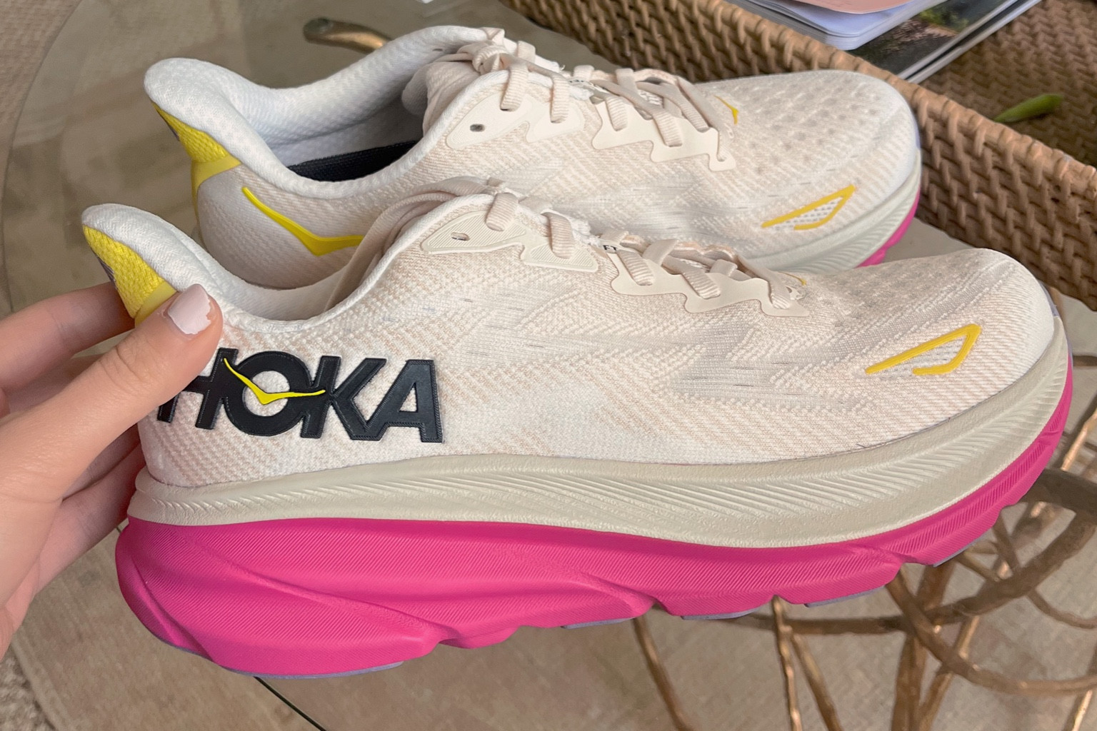 New Hokas!!! Very interested to see how the Clifton 9 feels compared to the Clifton 8. Love this new colorway!!! 

Workout, exercise, athleisure, tennis shoes, walking, running

#LTKshoecrush #LTKstyletip #LTKfit