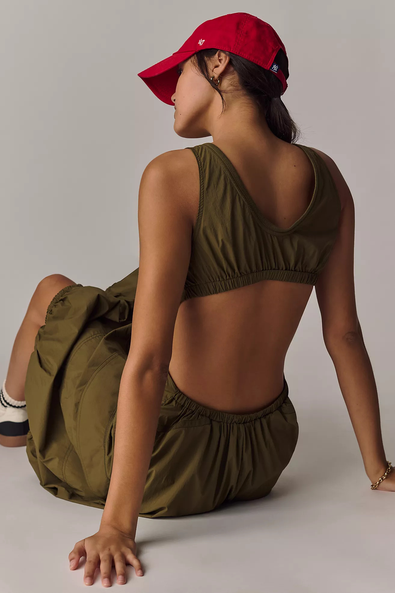 Daily Practice Fastpack Bubble-Hem Midi Dress | Anthropologie (US)