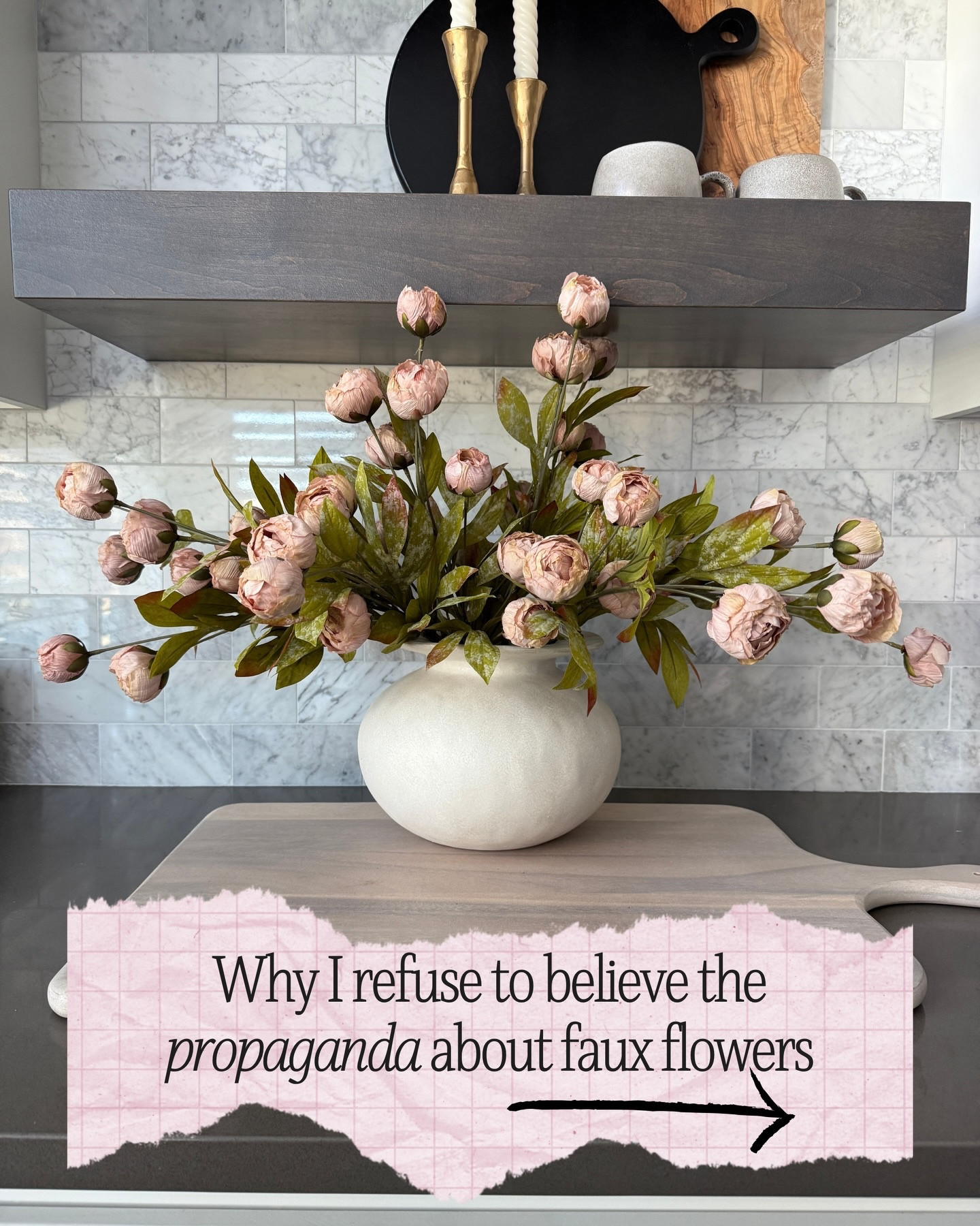 💐 The key to faux flowers is buying high quality stems (and no, they don’t have to be expensive) and then arranging them in a way that actually feels real. 

faux flowers, artificial flowers, realistic faux florals, neutral home decor, home decor ideas #fauxflowers , viral peonies, Amazon faux flowers, Afloral look, viral tulips#LTKValentine

#LTKHome #LTKSeasonal #LTKdayinmylife