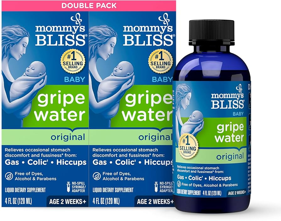 Mommy's Bliss Double Pack Gripe Water, 8 Ounce | Amazon (US)