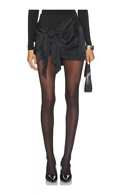 MORE TO COME Rosie Mini Skirt in Black from Revolve.com | Revolve Clothing (Global)