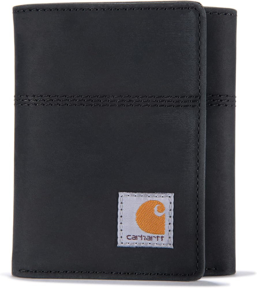 Carhartt Men's Casual Saddle Leather Wallets, Available in Multiple Styles and Colors | Amazon (US)