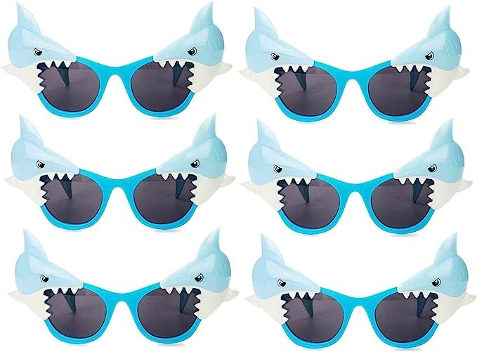 Shark Sunglasses Eyeglasses Glasses Funny Unique Novelty Costume Sunglasses for Boys Girls Adults... | Amazon (US)