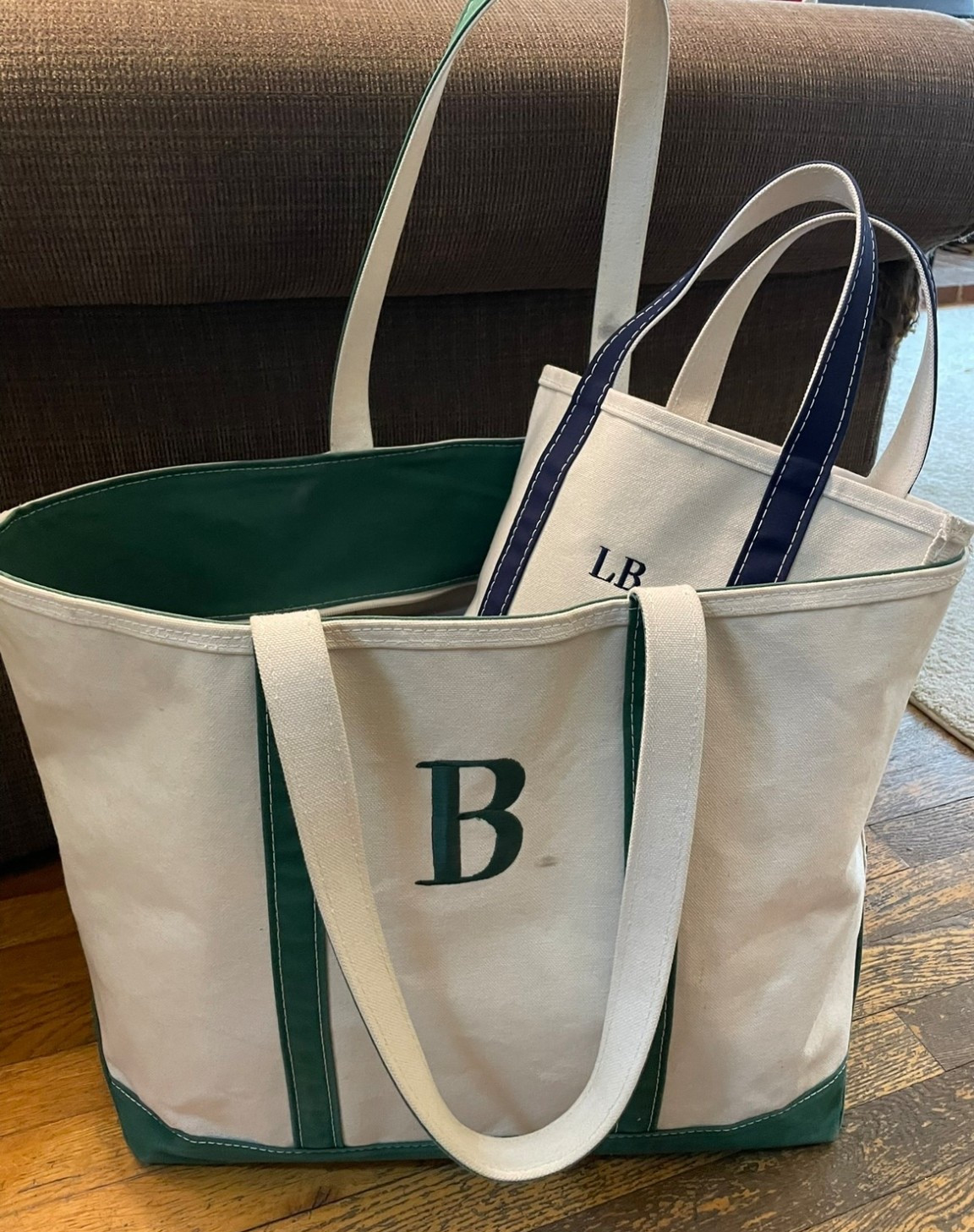 My favorite tote bags! These are a great gift for anyone for any occasion! These are the XL with long straps and the small with regular length straps. 

LL Bean boat and tote 

#LTKFindsUnder50 #LTKSeasonal #LTKGiftGuide