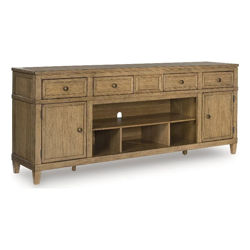 Signature Design by Ashley Sharlance Brown 81" TV Stand for TVs up to 93" | Walmart (US)