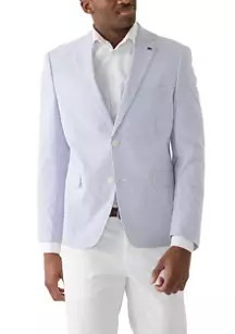 Crown & Ivy™ Chambray Seersucker Stripe Suit Separate Jacket | Belk
