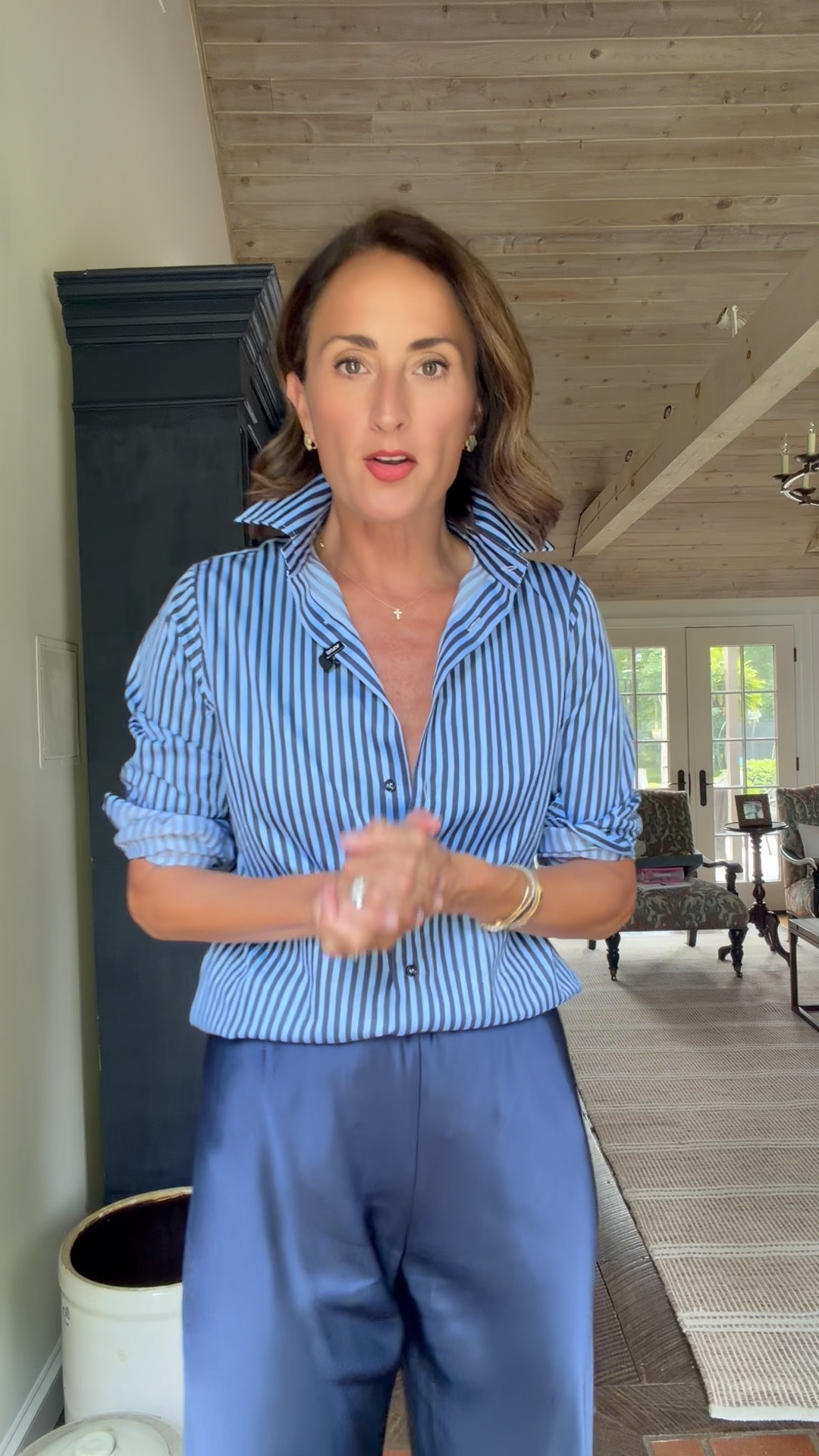 All Lewellyn shirts are 20% off this weekend with code LEO. Love this color combo.