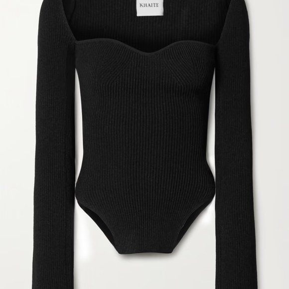 Khaite Maddy Ribbed-Knit Sweater | Poshmark