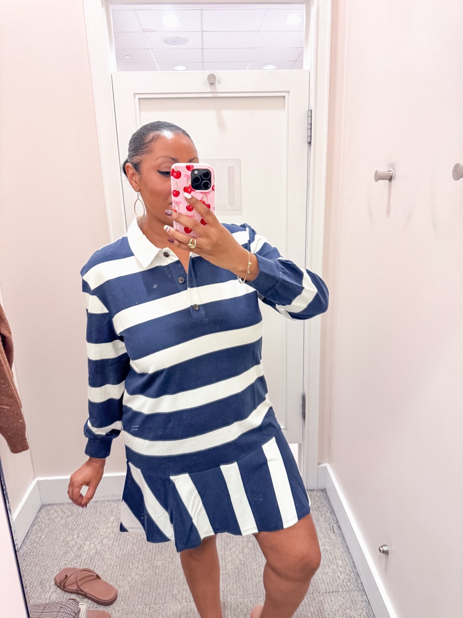 Rugby style dress so fun to transition into fall! Wearing size large.

#LTKMidsize #LTKootd #LTKSeasonal