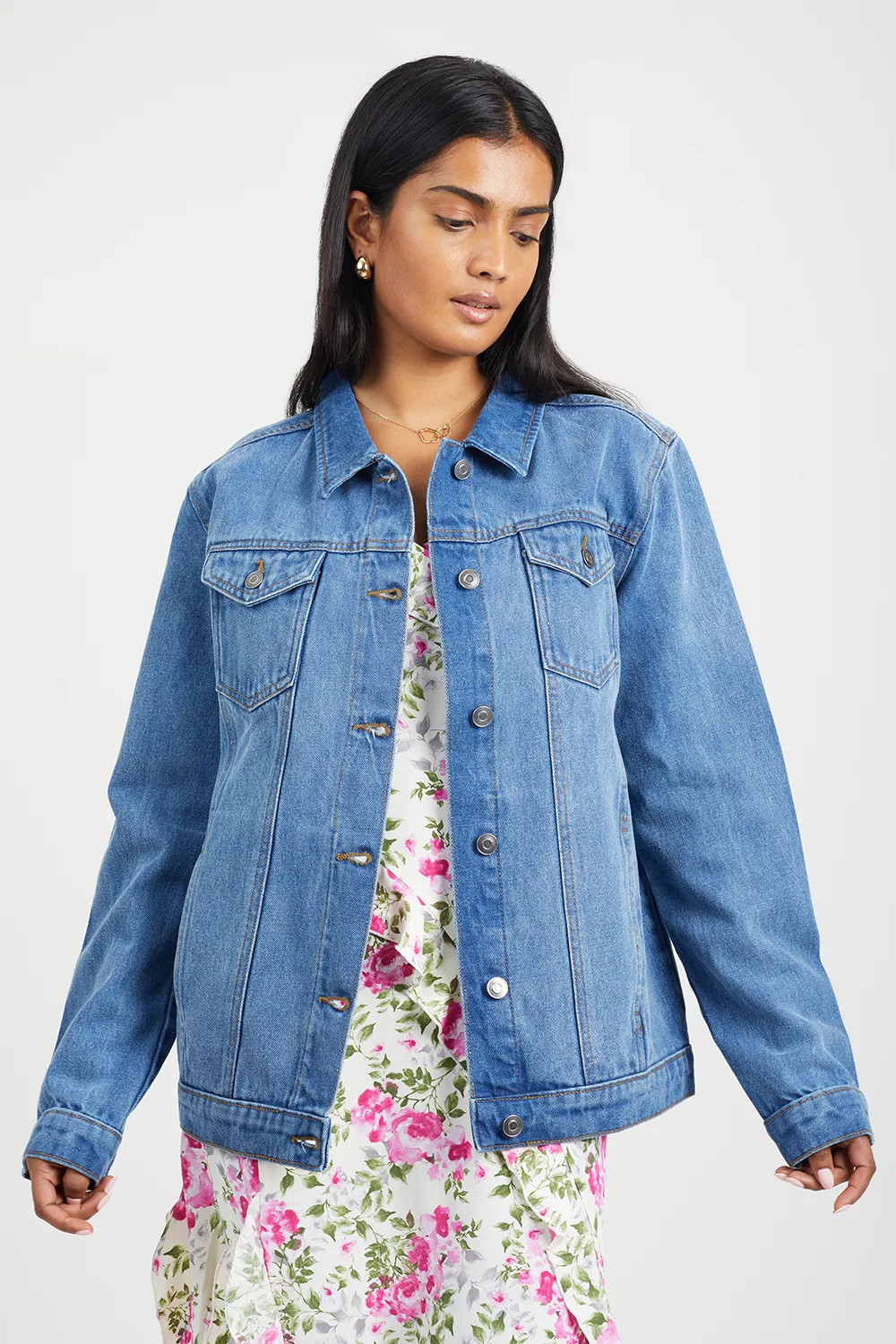 Oversized Denim Jacket | Boohoo.com (UK & IE)