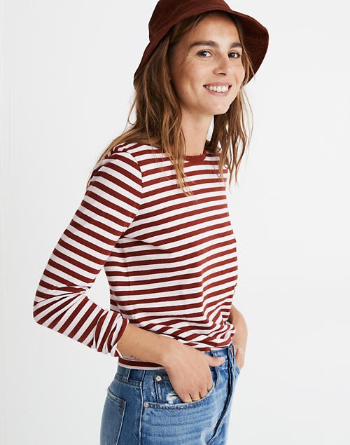 Northside Long-Sleeve Vintage Tee in Driggs Stripe | Madewell