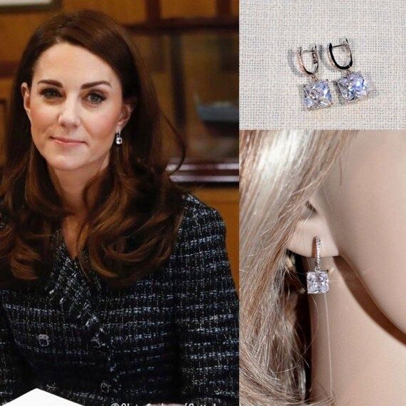 Royalty Replica Duchess of Cambridge Clear Princess Cut Square | Etsy | Etsy (US)