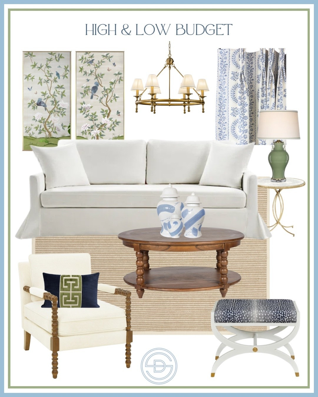 Creating the perfect mix of splurge worthy and affordable home decor! These high and low budget classic grandmillennial home decor finds are 👏🏼👏🏼! 

Grandmillennial living room | chinoiserie living room | Grandmillennial home decor | splurge or save | affordable home decor 

#LTKHome #LTKSaleAlert #LTKFindsUnder100