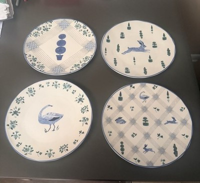 Anthropologie Hop To It  Spring Cottagecore Plates New In Box Free Shipping! | eBay US